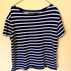 🌼 5 for $15 🌼 Old Navy thick cotton striped tee shirt (Sz L)